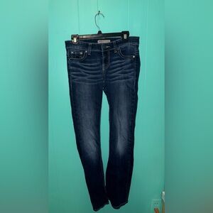 BKE Women's Deep Indigo Bootcut Jeans